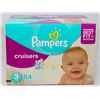Image 1 : BOX OF 84 PAMPERS CRUISERS SIZE 3 DIAPERS