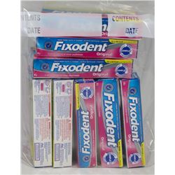 BAG OF FIXODENT DENTURE ADHESIVE CREAM