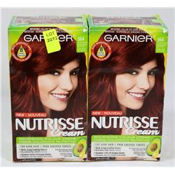 LOT OF TWO GARNIER NUTRISSE CREAM COLOUR