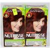 Image 1 : LOT OF TWO GARNIER NUTRISSE CREAM COLOUR