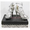 Image 1 : ANNE MICHELLE SIZE 7 LADY'S SHOES, COLOR SLVLZD,