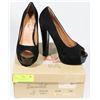 Image 1 : BONNIBELL BLACK PU SIZE 5.5 LADY'S SHOES, STYLE