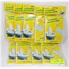 Image 1 : 9 PACKS OF 6 FLUSHABLE TOILET BRUSH REFILLS