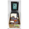 Image 1 : BOX W/OVER 60 PIECES OF VARIOUS SIZE ART