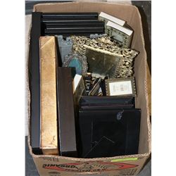 BOX W/LOTS OF NEW FRAMES (VARIOUS SIZES)