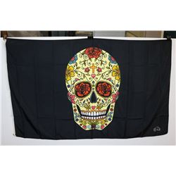 SUGAR SKULL FLAG (3' X 5')