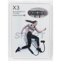 X3 WIRELESS SPORT HEADPHONES