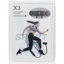 X3 WIRELESS SPORT HEADPHONES