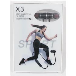 X3 WIRELESS SPORT HEADPHONES