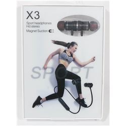 X3 WIRELESS SPORT HEADPHONES