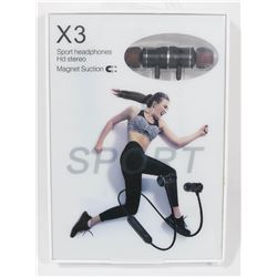 X3 WIRELESS SPORT HEADPHONES