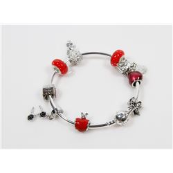 NEW! PANDORA STYLE CHARM BRACELET