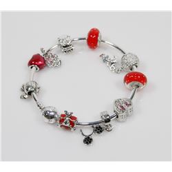 NEW! PANDORA STYLE CHARM BRACELET