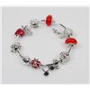 Image 1 : NEW! PANDORA STYLE CHARM BRACELET