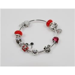 NEW! PANDORA STYLE CHARM BRACELET