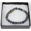 Image 1 : NEW! "OWL" NATURAL LAVA STONE BEADS BRACELET