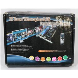 TV TUNER/ VIDEO CAPTURE & FM PC CARD WITH