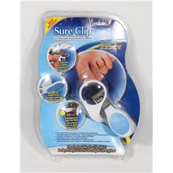 NEW SURE CLIP COMPLETE NAIL CLIPPING SYSTEM