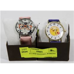 LOT OF 2 NEW WATCHES ,WORKING