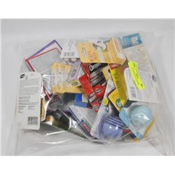 BAG OF ASSORTED LIP BALMS.