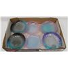 Image 1 : BOX OF 10 GLASS SHELL DISHES