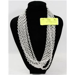 LOT OF 6 THICK COSTUME CHAINS