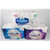 Image 1 : LOT OF 3 ASSORTED BATHROOM TISSUES, 36 ROLLS.