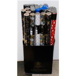 CASE OF ASSORTED WRAPPING PAPER.