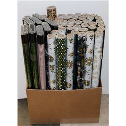 CASE OF ASSORTED WRAPPING PAPER.