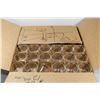 Image 1 : 12 DOZEN TEALIGHT HOLDERS/OYSTER COCKTAIL GLASSES