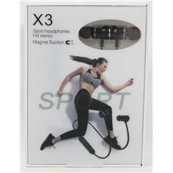 X3 WIRELESS SPORT HEADPHONES