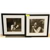 Image 1 : LOT OF 2 FRAMED PICTURES, MICK JAGGER, BOB MARLEY