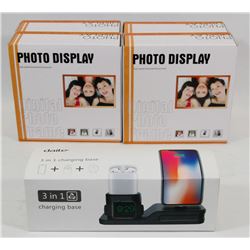 NEW! SET OF 4 PHOTO DISPLAY