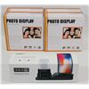 Image 1 : NEW! SET OF 4 PHOTO DISPLAY