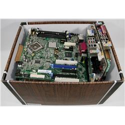 BOX OF MOTHERBOARDS - NO CPU'S