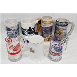 BOX OF ASSORTED MUGS