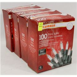 4 BOXES OF SYLVANIA MINI LIGHTS