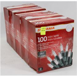 4 BOXES OF SYLVANIA MINI LIGHTS