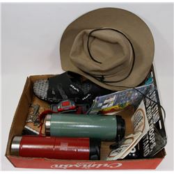 FLAT OF MENS ITEMS INC VINTAGE HATS