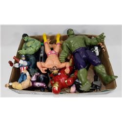 BOX OF VINTAGE TOYS