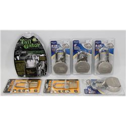 SEALED 7 HEAVY DUTY LOCKS. HOUSEHOLD