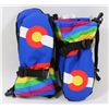 Image 1 : BOODUN LOT OF 2 KID/TEEN SM WINTER SKI GLOVES,