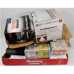 BOX OF ASSORTED LIGHTS