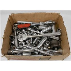 LOT OF WRENCHES & SOCKETS