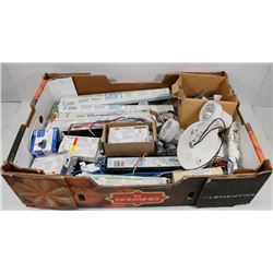 FLAT OF ASSORTED ELECTRICAL SUPPLIES