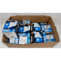 FLAT OF ASSORTED HOUSE HOLD BULBS