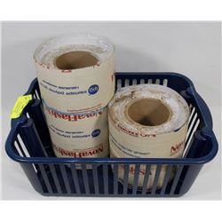 2 ROLLS OF NOVAFLASH SELF ADHERING FLASHING - SIZE