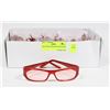 Image 1 : BOX OF RED DESIGNER SUNGLASSES