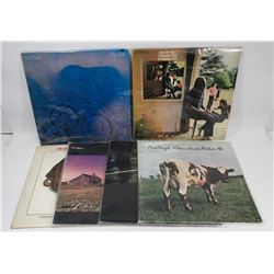 LOT OF 6 PINK FLOYD RECORD ALBUMS.