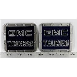 TWO GMC TRUCKS BELT BUCKLES